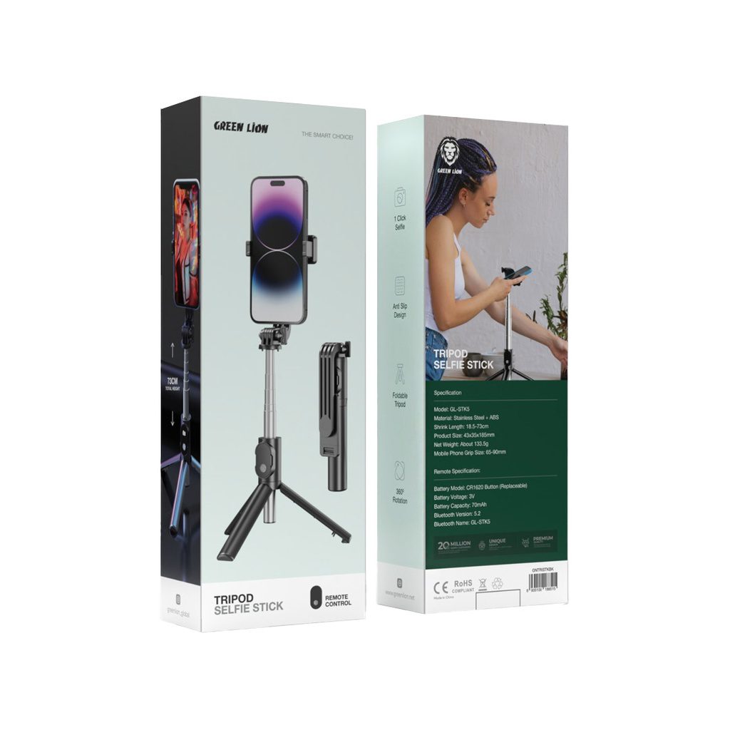 مونوپاد و سه پایه گرین لاین مدل GreenLion TRIPOD Selfie Stick