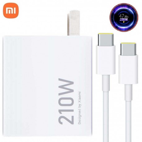 شارژر اورجینال 210 وات شیائومی با کابل 210W GaN DE