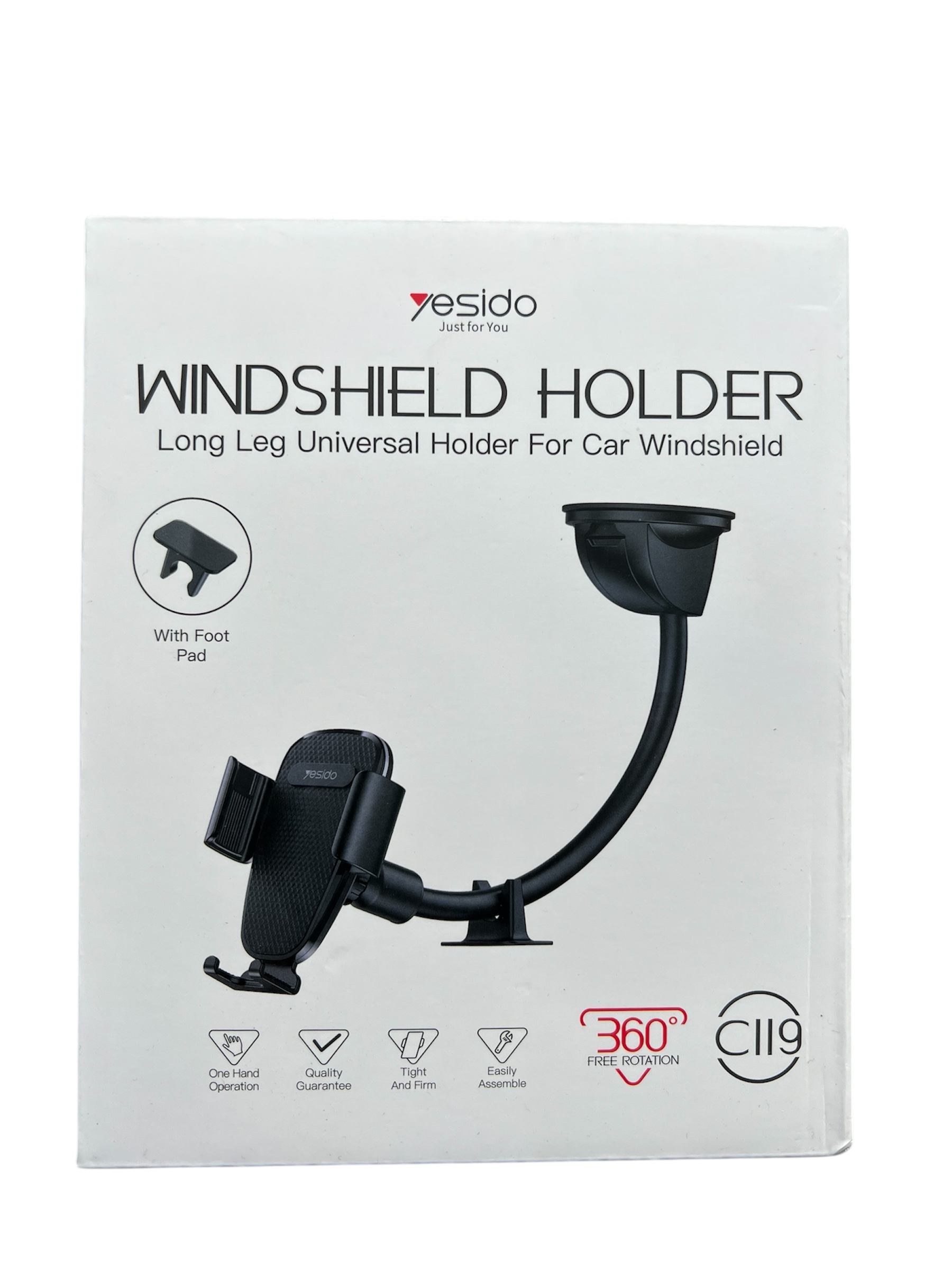 هلدر وپایه نگهدارنده موبایل داخل خودرو یسیدو Yesido C119 car