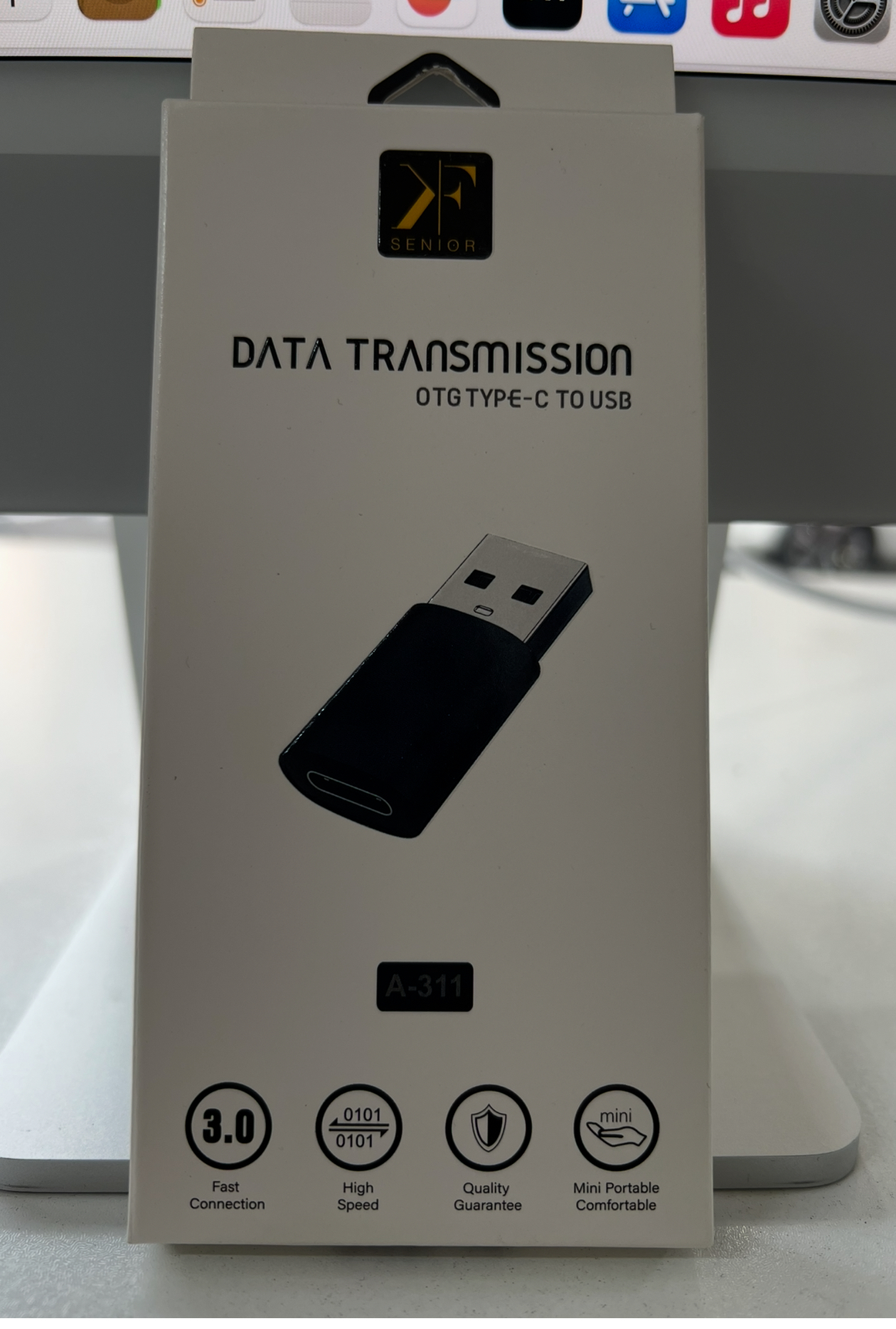 مبدل تایپ سی به USB مدل KF Senior A-311