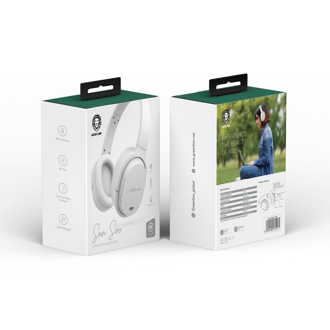 هدفون وایرلس گرین لاین Green San Siro Wireless Headphone