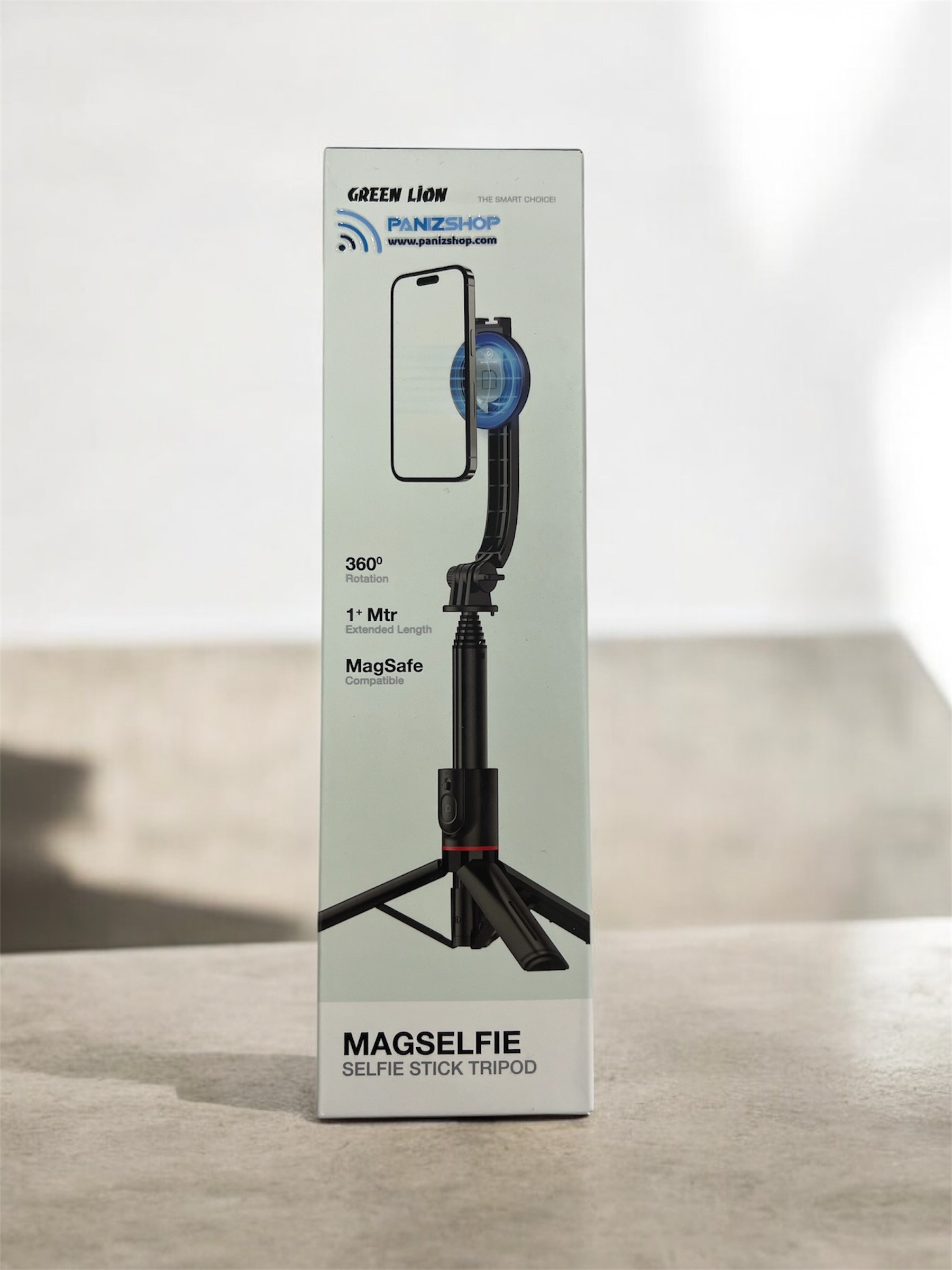 سه پایه و مونوپاد مگ سیف گرین لاین مدل Magselfie Selfie Stick Tripod