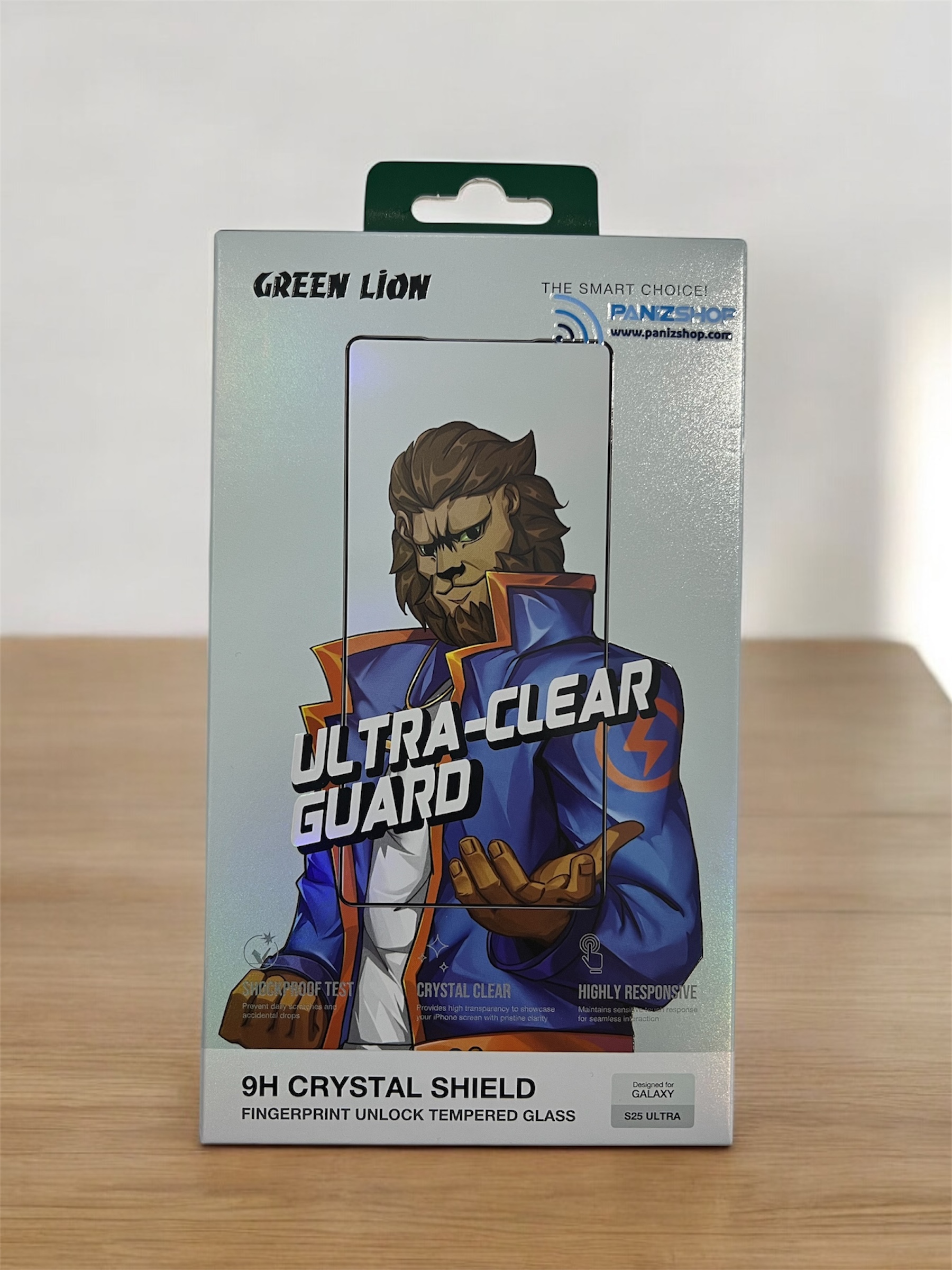 گلس گرین لاین شفاف9H Clear Shield Glass S25 Ultra