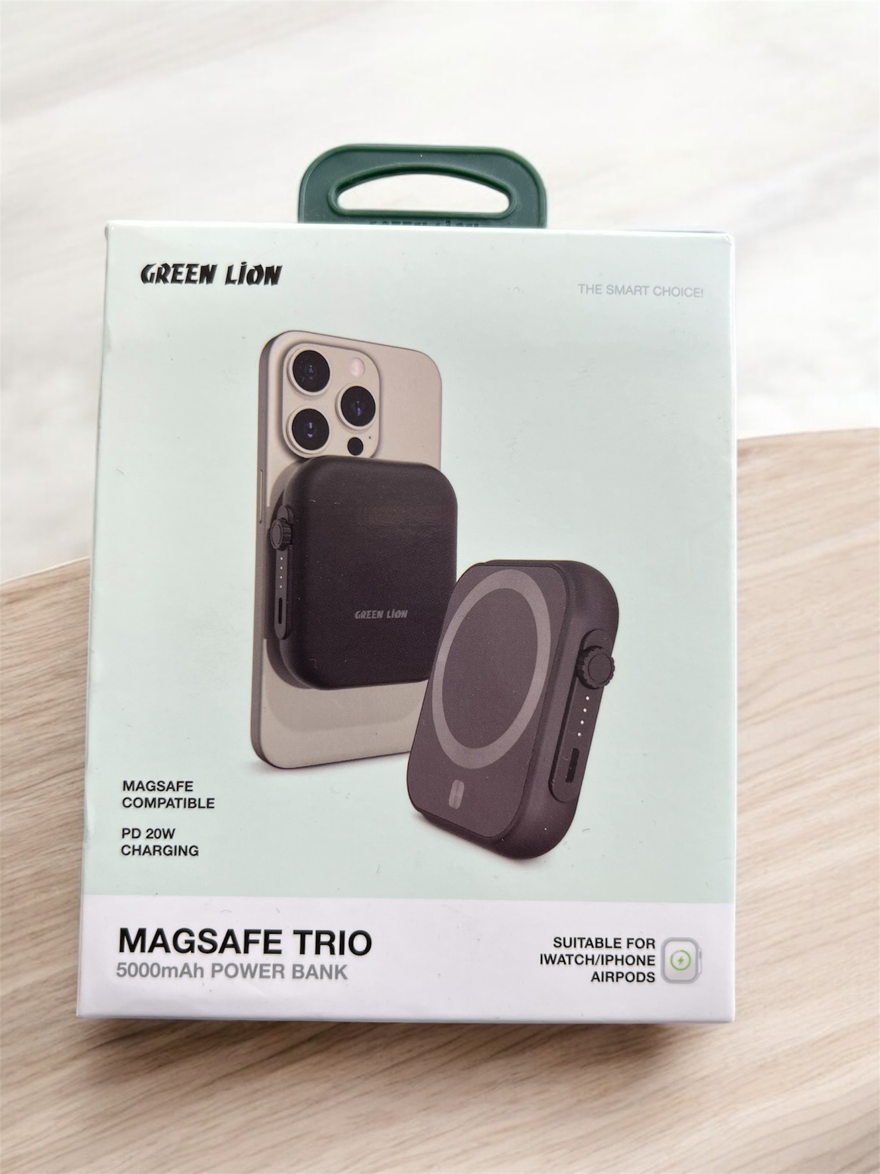 پاوربانک مگ سیف گرین Green MagSafe Trio 5000mAh PD 20W