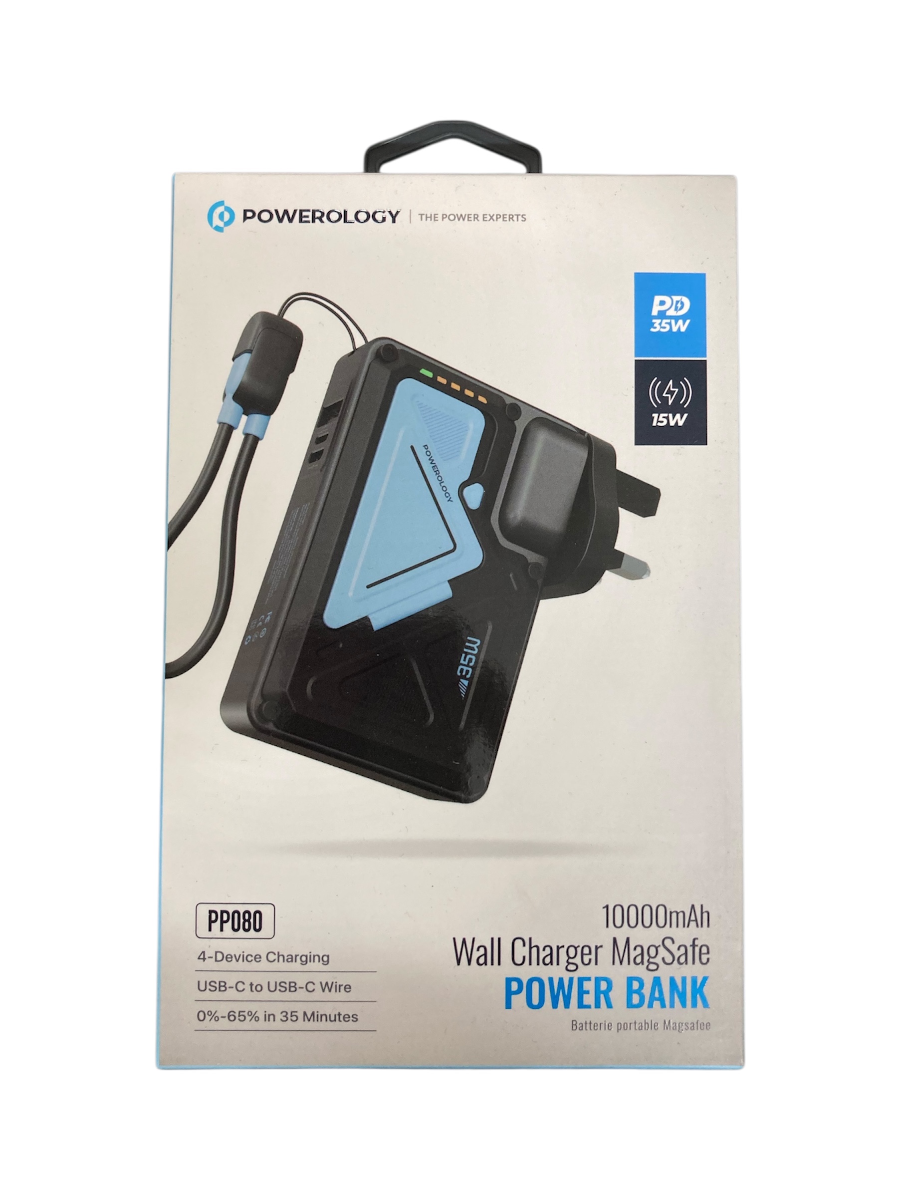 شارژر دیواری و پاوربانک وایرلس 10000 پاورولوژی Powerology
