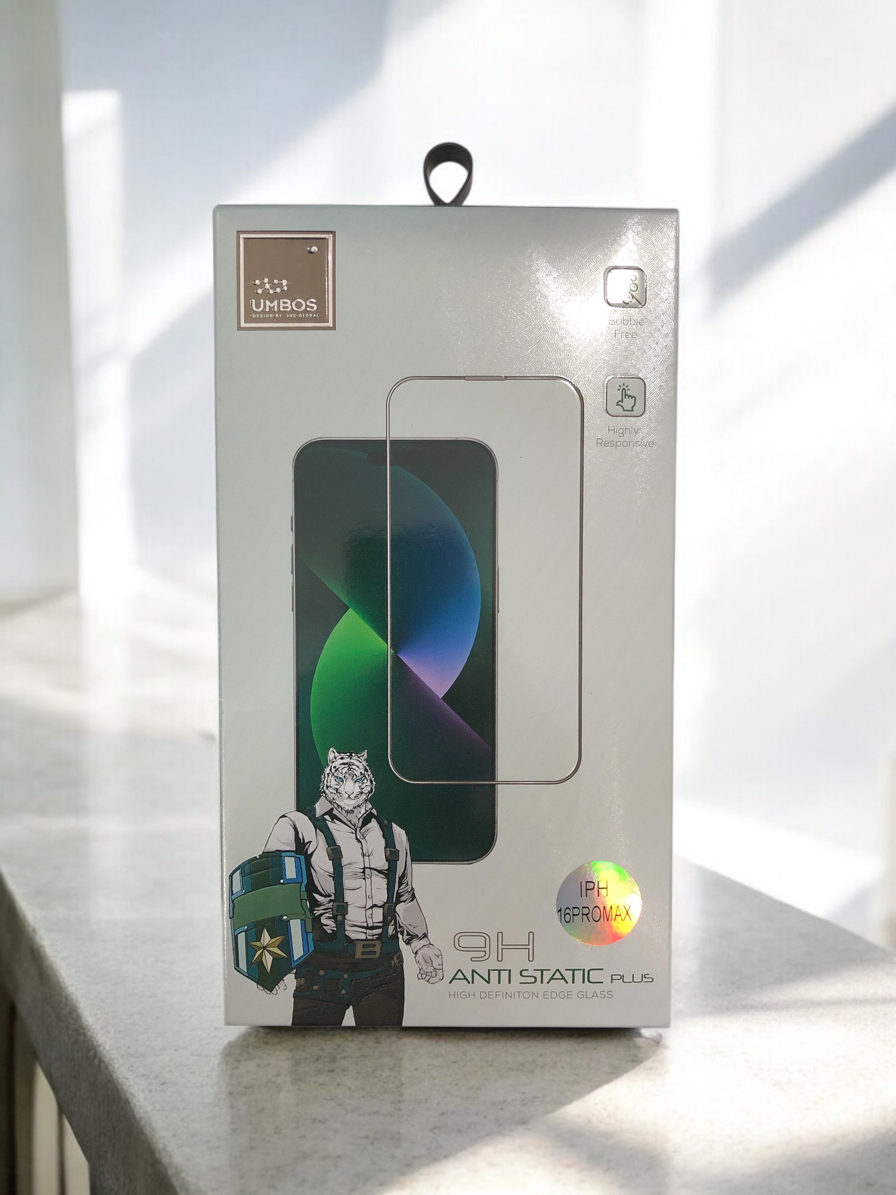 گلس تمام صفحه شفاف ایربگ دار آیفون iPhone 16 / 15