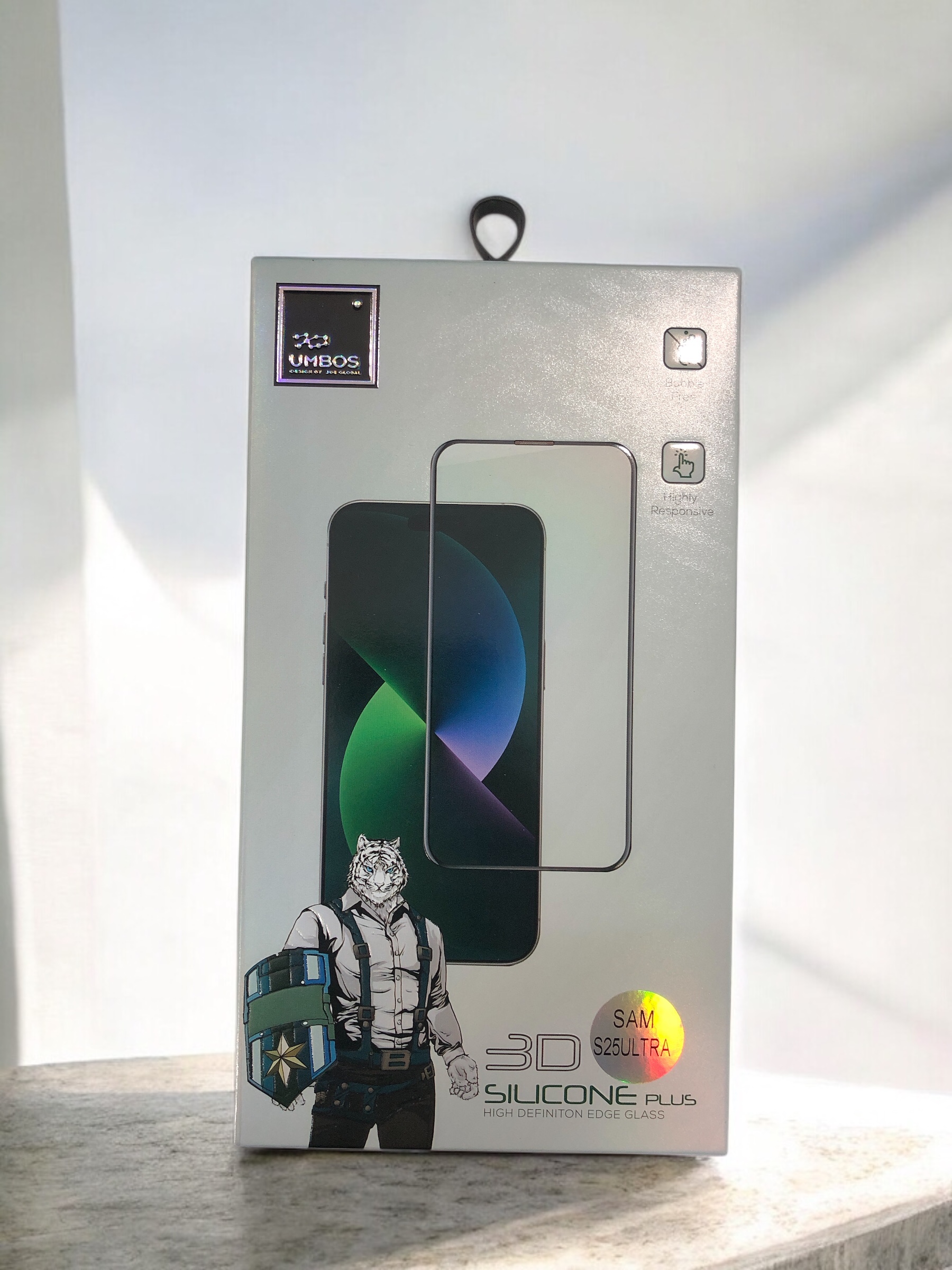 گلس گوشی شفاف مدل ایربگ دار سامسونگ S24/S25 ULTRA