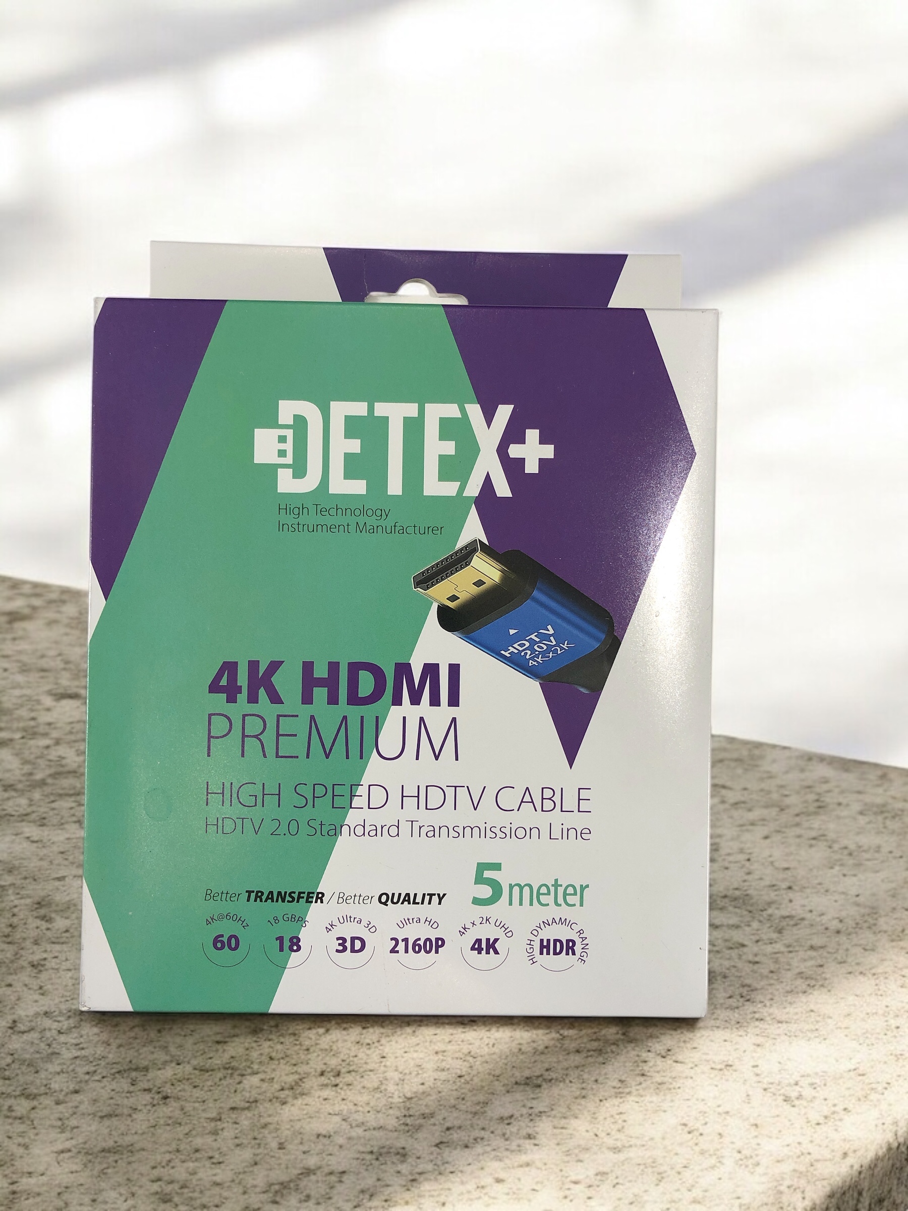 کابل HDMI دیتکس پلاس (+DETEX) طول 5 متر