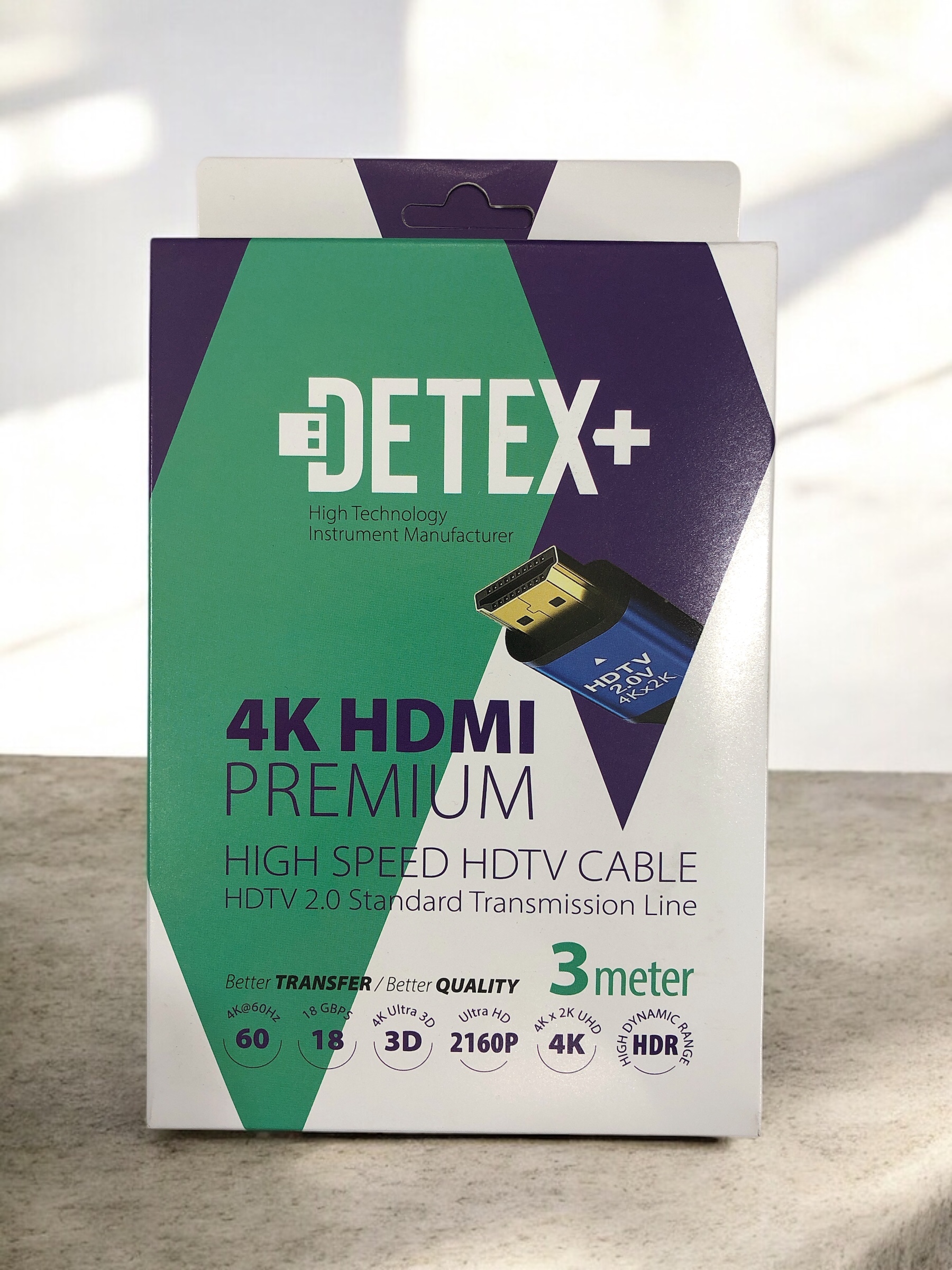 کابل HDMI دیتکس پلاس (+DETEX) طول 3 متر