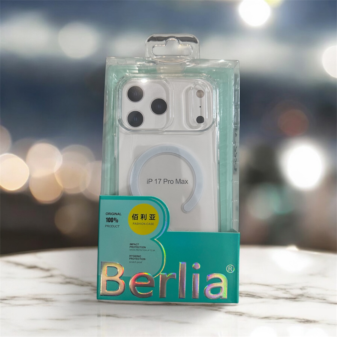 کریستال کاور شفاف مگسیف مارک Berlia