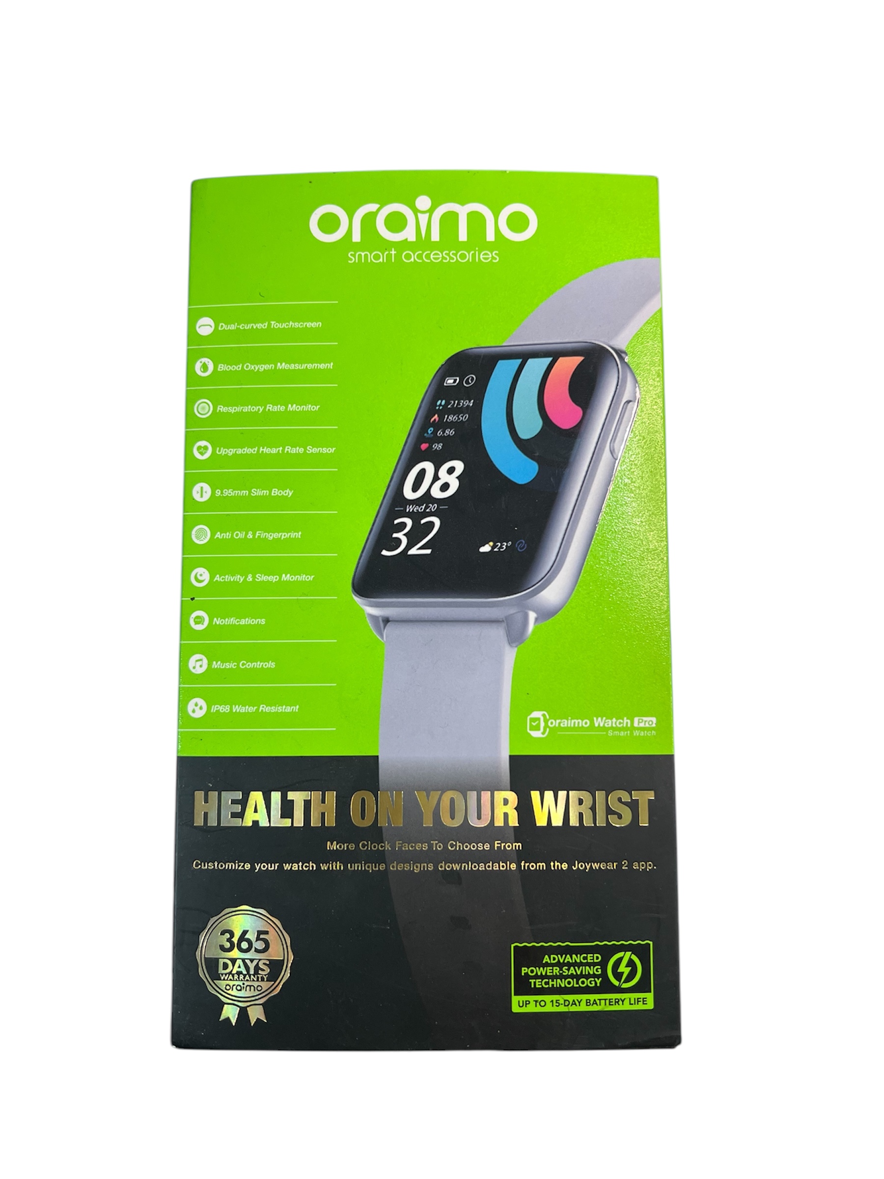 ساعت هوشمند Oraimo مدل Watch Pro – نقره ای